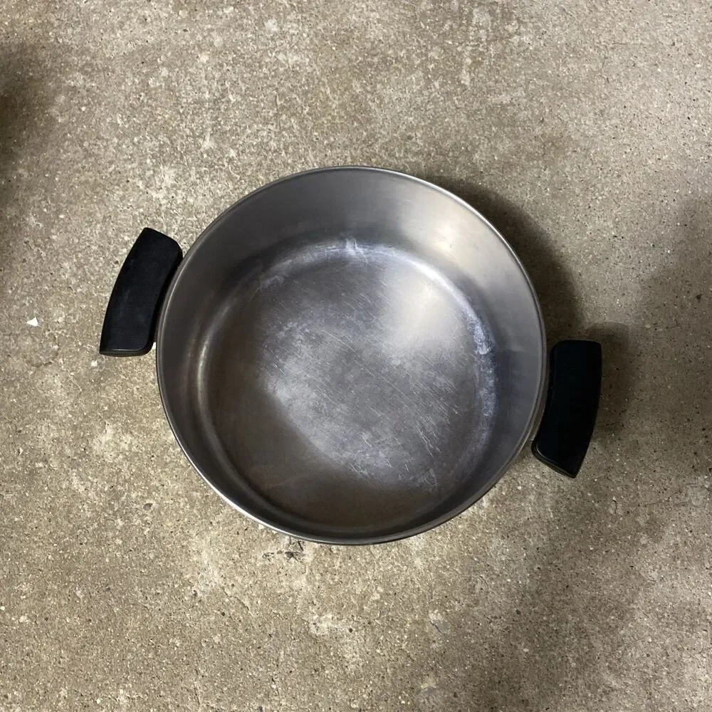 Vintage Revere Ware 4 1/2 QT 84 Stock Pot Copper Clad Bottom Clinton, IL USA
